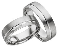 2x JC Trauringe Silber