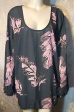 BONPRIX GRAU ROSA TUNIKA BLUSE Gr. 50 52
