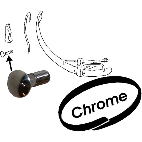 Stoßstangenschraube chrom
