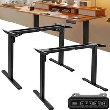 Tischgestell Elektrisch Schreibtisch-Gestell Doppelmotor höhenverstellbar LED