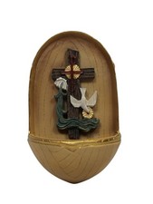 Weihwasserkessel Heiliger Geist 12 cm Polyresin Deko Figur