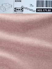Ikea KIVIK Bezug 2er Sofa Gunnared hell braunrosa 905.171.88 Wechselbezug NEU