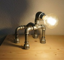 Industrial Vintage Retro SteamPunk Wasserrohr Lampe "DoggyStyle"