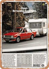 Metal sign 1979 opel - monza,