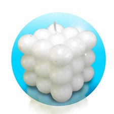 Bubble cube Heart candle