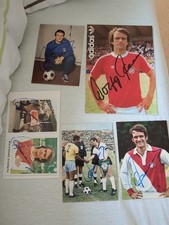 Orginales Autogramm. 6 St.  DFB. Köln. Weltmeister. WM 74.  Wolfgang Overath