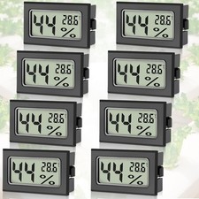 8 Stück Mini Hygrometer