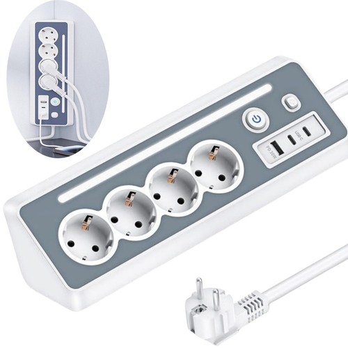 Steckdosenleiste mit usb - steckdosenleiste,