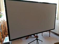 Stativ-Beamer-Leinwand, höhenverstellb. Stativ-Fuß, incl. Tasche, (ca.5kg)