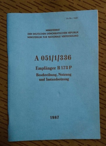 Nva vorschrift 051 - vorschrift, 051/1/336
