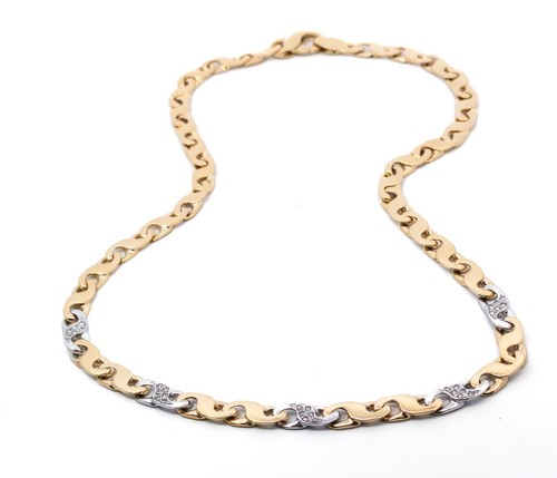 Goldkette massiv mit