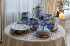 Echt Tuppack  China Blau