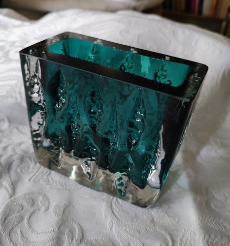 Ingrid glas blockvase grün - glas,