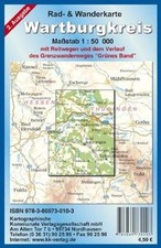 Wartburgkreis: Rad- und Wanderkarte Maßstab 1:50 00... | Buch | Zustand sehr gut