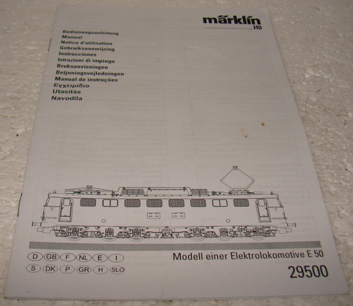 Märklin 29500 anleitung für - 29500,