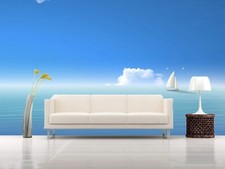 3D Blau Himmel Ozean Q6508