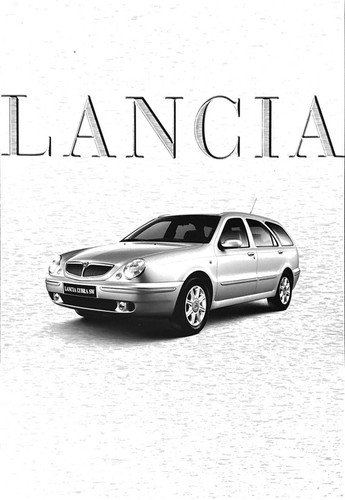 Lancia lybra prospekt brochure - lancia,