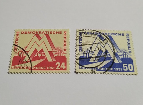Ddr 1951 282 283 - 1951,, mi.nr.