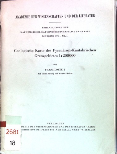 Geologische karte des - geologische,