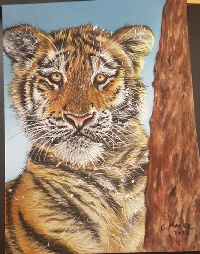 Original pastel painting - original,
