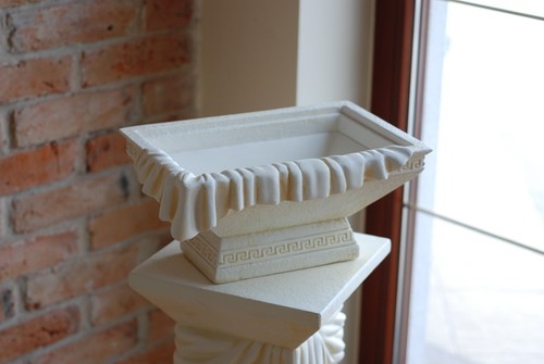 Blumenvase barockstil antik - blumenvase,