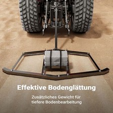 Schleppegge Abschleppegge Wiesenegge Wiesenschleppe Rasentraktor mit Sägezahn