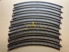 FLEISCHMANN H0 6024 Gebogenes Gleis R1, 45° Konvolut inkl. Anschlussgleis