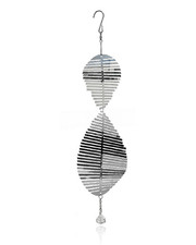 Windspiel Edelstahl 3D Spiral