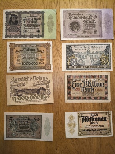Konvolut geldscheine deutsches - geldscheine,