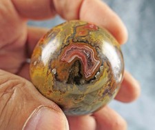 ? ? ? FIRST CLASS !!! ? ? ? tolle Kugel aus Achat, Marokko  ? ? ?352