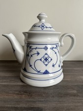 Kaffeekanne 1,2 l Winterling Indisch Blau Strohblume  - sehr guter Zustand!