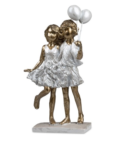 Deko figur kinderpaar mit - deko,