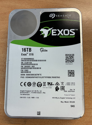 St16000nm002g 16tb sas seagate - sas,