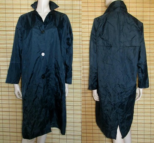Blauer regenmantel raincoat - -,