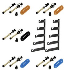 Walimex Fotostudio Wandmontageset, 5er Set inkl Hintergrund