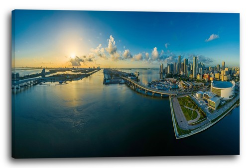 Wandbild panorama skyline - panorama,