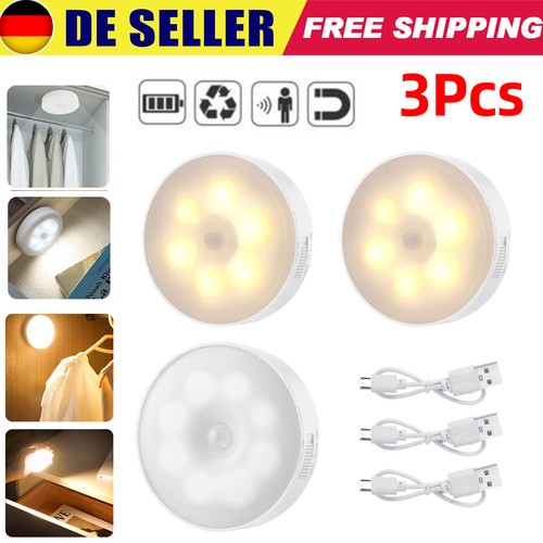 Led schranklampe nachtlicht - 3x,