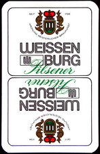 Skatkarten SEIT 1734 WEISSENBURG PILSENER KRÖNUNG MEISTERLICHER BRAUKUNST
