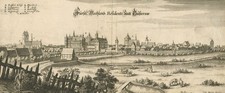 GÜSTROW - Gesamtansicht - Merian - Kupferstich um 1650