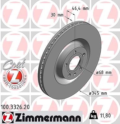 Zimmermann bremsscheibe - zimmermann,