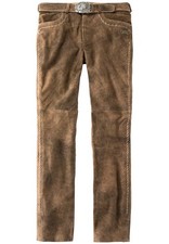 Lederhose Rocco 3 havanna lang