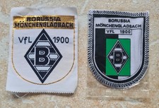 2 AUFNÄHER Borussia Mönchengladbach 70 Jahre Fussball Fan Patch Artikel Ultras 