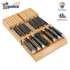 Messerblock Bambus Schublade