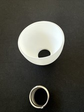 Lampenschirm Opal Glas Weiß