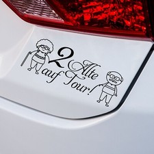 2 Alte auf Tour Spruch mit