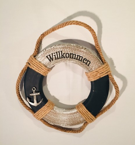 Rettungsring grau blau - rettungsring, grau/blau