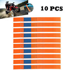 10 x Motorrad Spanngurte 2000kg Zurrschlaufen Gurtschlaufen Doppelschlaufe Orang