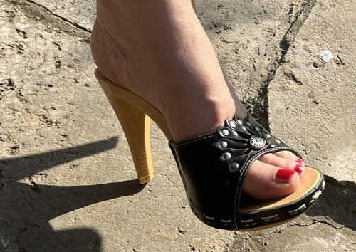 Mules pantoletten high heels - mules,