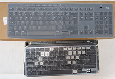 2er Set Logitech Tastaturen Einzelteile/Defekt A
