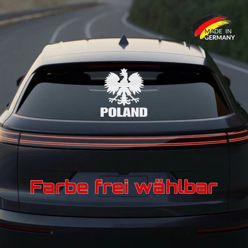 Auto aufkleber poland - auto,